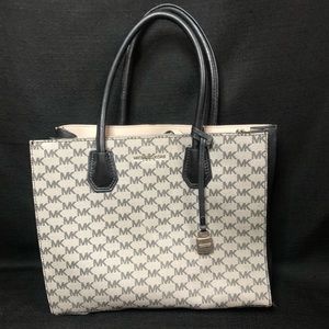 Black and Gray Michael Kors Purse